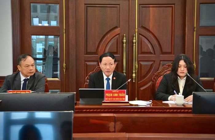  Chủ tịch UBND tỉnh Phạm Anh Tuấn khẳng định sẽ tạo điều kiện thuận lợi về thủ tục hành chính, pháp lý để doanh nghiệp triển khai dự án theo quy định. Ảnh: M.P 