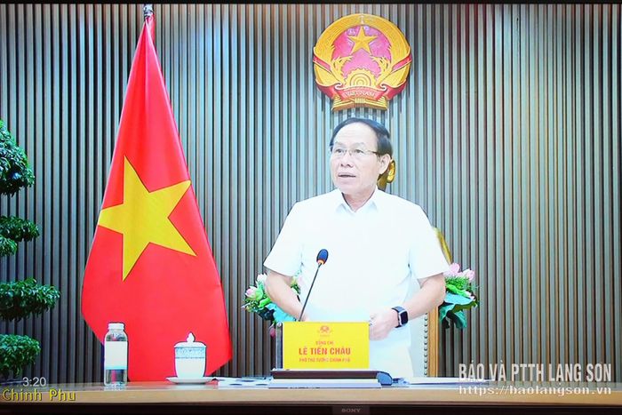 Phó Thủ tướng Lê Tiến Châu phát biểu kết luận cuộc họp