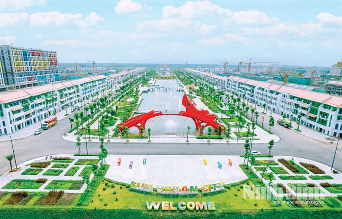 Toàn cảnh Trục lễ hội và Quảng trường Thời Đại - Sun Urban City (phường Hà Nam). Ảnh: Đức Huy