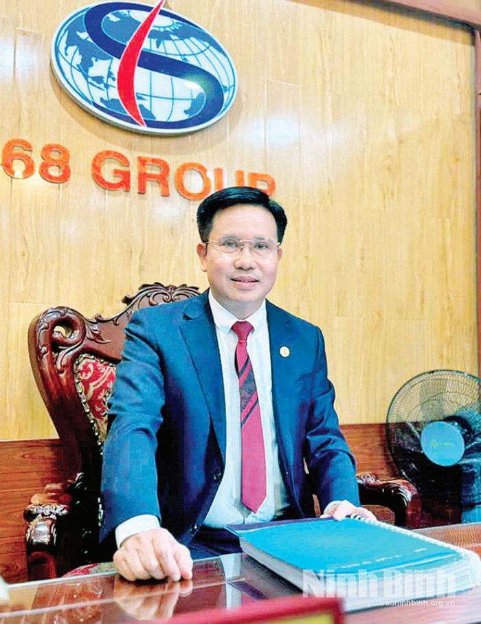 Ông Nguyễn Đức Cường, Chủ tịch Hội Doanh nhân trẻ tỉnh.