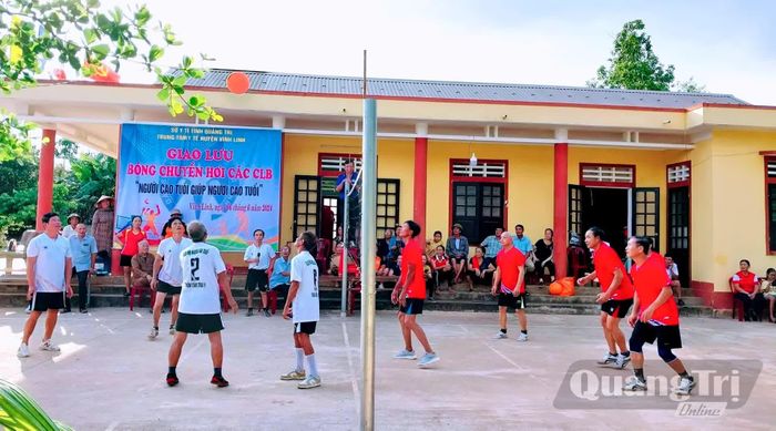 Giao lưu thể thao góp phần rèn luyện sức khỏe, tăng cường kết nối và nâng cao đời sống tinh thần người cao tuổi - Ảnh: V.H