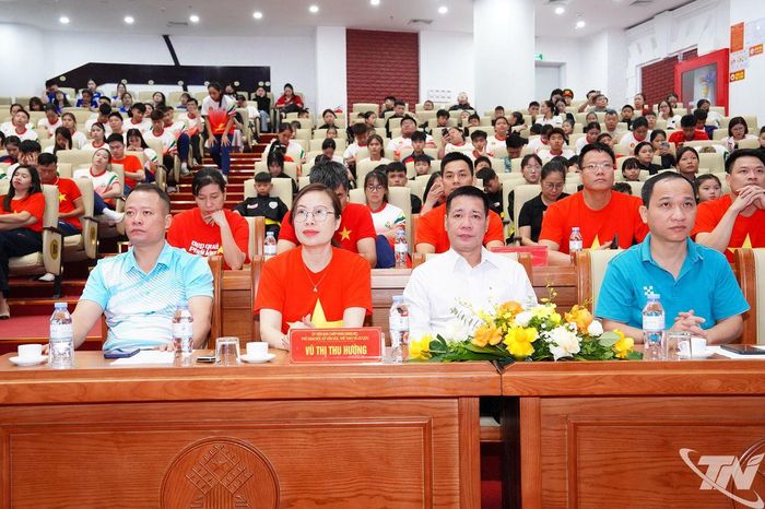 Các đại biểu dự Lễ phát động tại điểm cầu tỉnh Thái Nguyên.