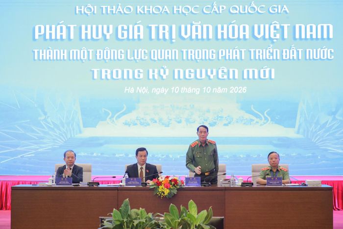 Hội thảo khoa học cấp quốc gia nhằm làm rõ những mục tiêu, quan điểm, định hướng mới về phát triển văn hóa . Ảnh: Media Quốc hội.