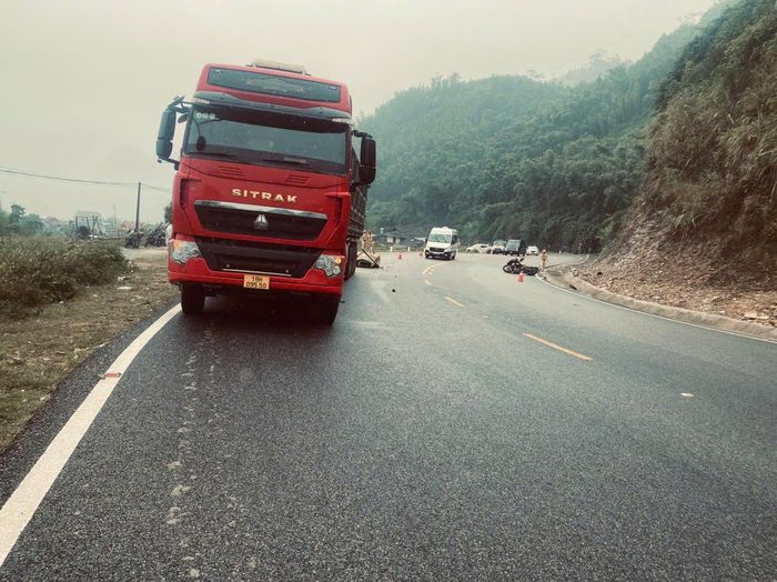 Hiện trường vụ tai nạn giao thông khiến 1 người tử vong (Ảnh: CACC).