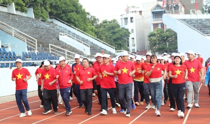 Các đại biểu tham gia lễ phát động (Ảnh: Thùy Linh).