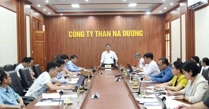 Phó Chủ tịch UBND tỉnh Lạng Sơn Đoàn Thanh Sơn chủ trì buổi kiểm tra tại Công ty Than Na Dương (Ảnh: Đỗ Hoạt).