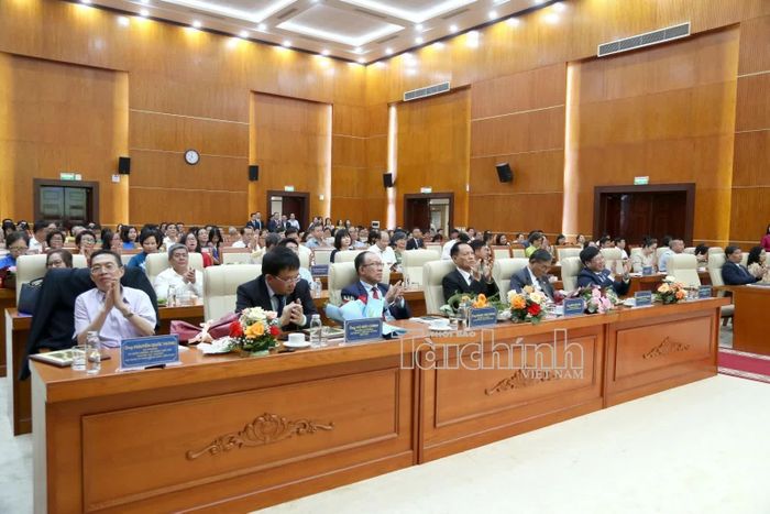 Các đại biểu tham gia buổi lễ kỷ niệm. Ảnh: Đức Minh