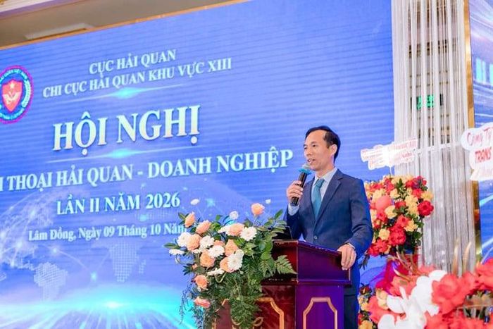 Ông Huỳnh Tánh – Giám đốc Vùng miền Trung MB phát biểu tại hội nghị.