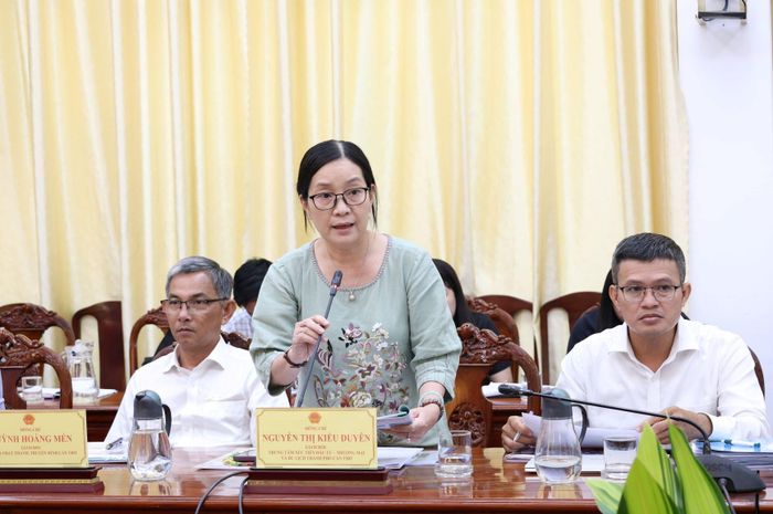 Các đại biểu góp ý cho công tác chuẩn bị tổ chức Festival Lúa gạo 2026