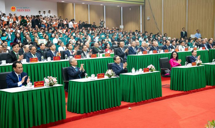 Chủ tịch Quốc hội Trần Thanh Mẫn và các đại biểu dự lễ kỷ niệm