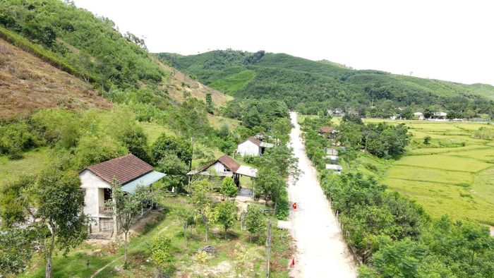 Một góc bản Rào Tre