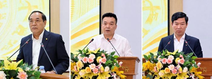 Đại diện lãnh đạo NHTM nhà nước phát biểu tại Hội nghị