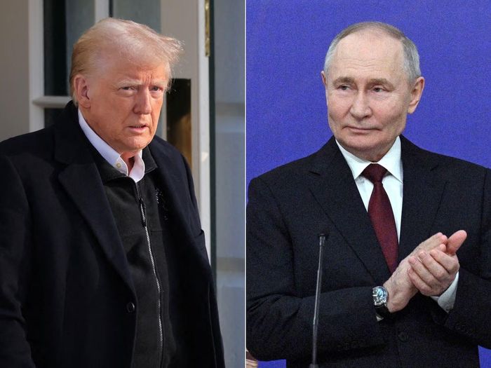 Tổng thống Donald Trump và Tổng thống Nga Vladimir Putin. Ảnh: Spunik/Reuters.
