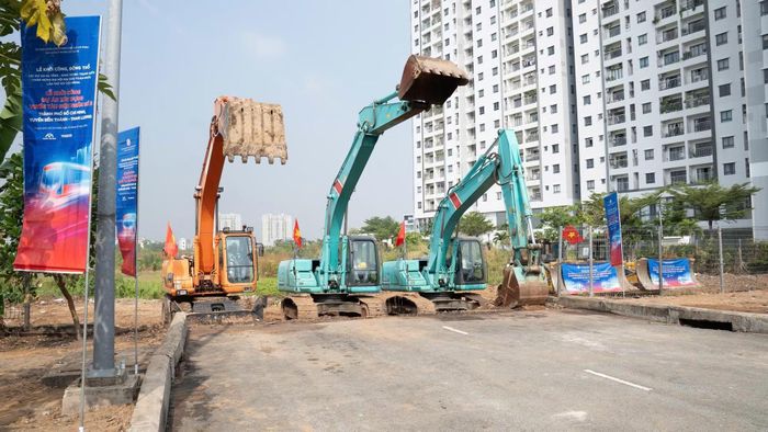 Khởi công xây dựng tuyến metro số 2 tại TP Hồ Chí Minh.