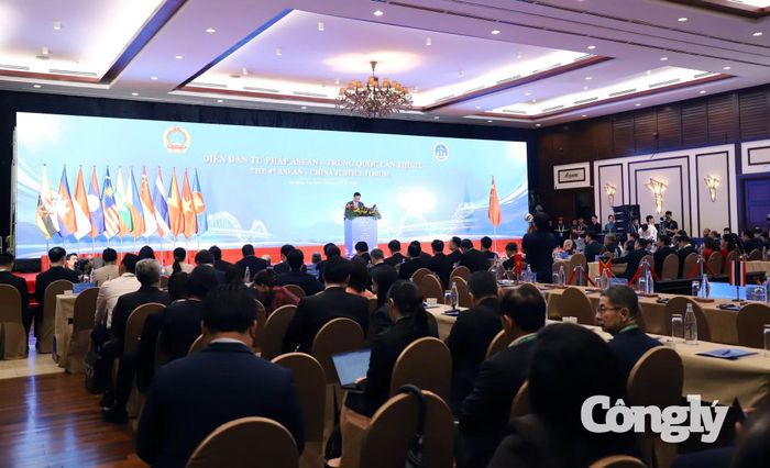 Toàn cảnh Diễn đàn Tư pháp ASEAN – Trung Quốc lần thứ tư.