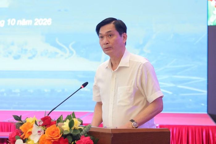 PGS.TS. Trung tướng Trịnh Ngọc Quyên, Giám đốc Học viện An ninh nhân tham luận về bảo đảm an ninh văn hoá trong bối cảnh mới.