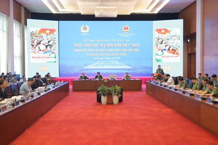 Hội thảo khoa học quốc gia “Phát huy giá trị văn hóa Việt Nam thành một động lực quan trọng phát triển đất nước trong kỷ nguyên mới”.