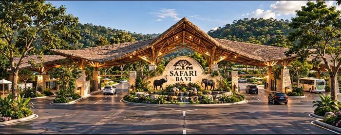 Công viên Safari Ba Vì được Tập đoàn Sun Group xây dựng. Ảnh: ĐVCC.