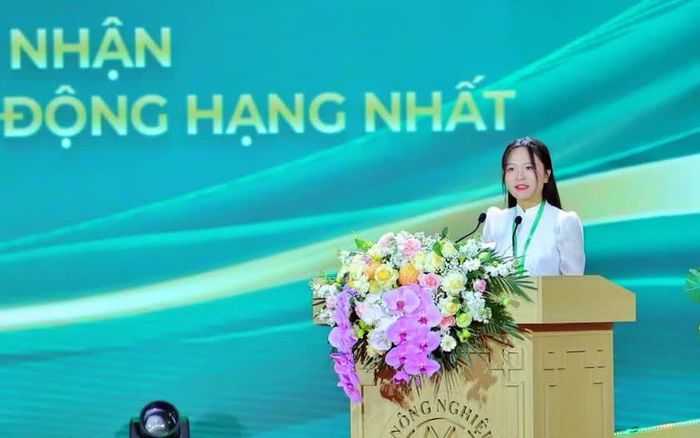 Sinh viên Nguyễn Thị Ngọc Khánh, Khoa Thú y, Học viện Nông nghiệp Việt Nam.