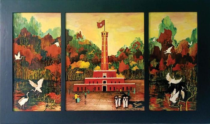 Phong cảnh Cà Mau. Tranh: LÝ CAO TẤN