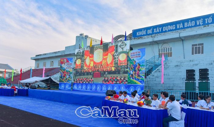  Tỉnh Cà Mau kết nối trực tuyến, hưởng ứng lễ phát động phong trào rèn luyện thể thao.