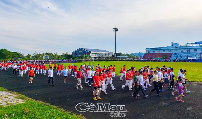 Theo thống kê của Sở Văn hoá, Thể thao và Du lịch, tỷ lệ người dân Cà Mau tham gia tập luyện thể dục, thể thao thường xuyên đạt 26,5%.