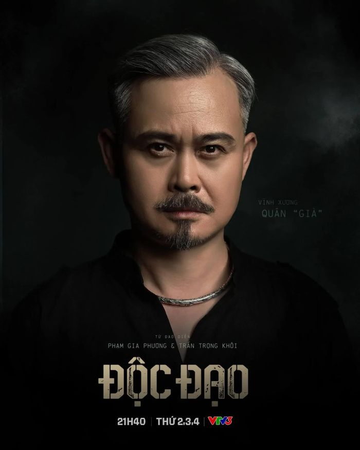 NSƯT Vĩnh Xương đảm nhiệm vai Quân "già" trong phim "Độc đạo". Ảnh: FBNV