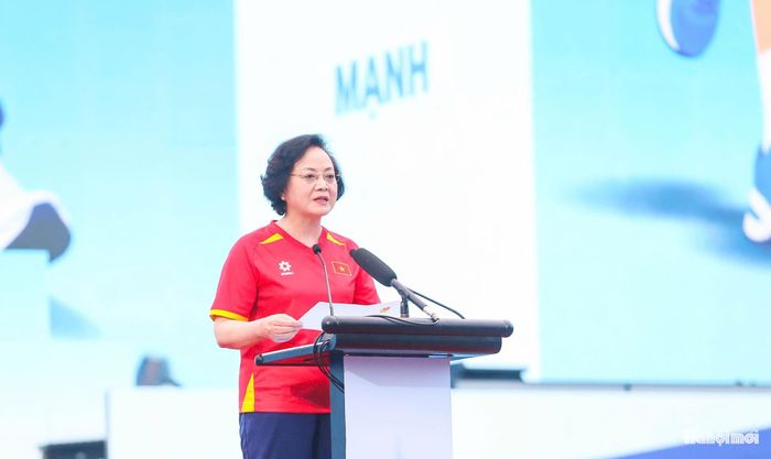 Phó Thủ tướng Chính phủ Phạm Thị Thanh Trà phát biểu tại lễ phát động.