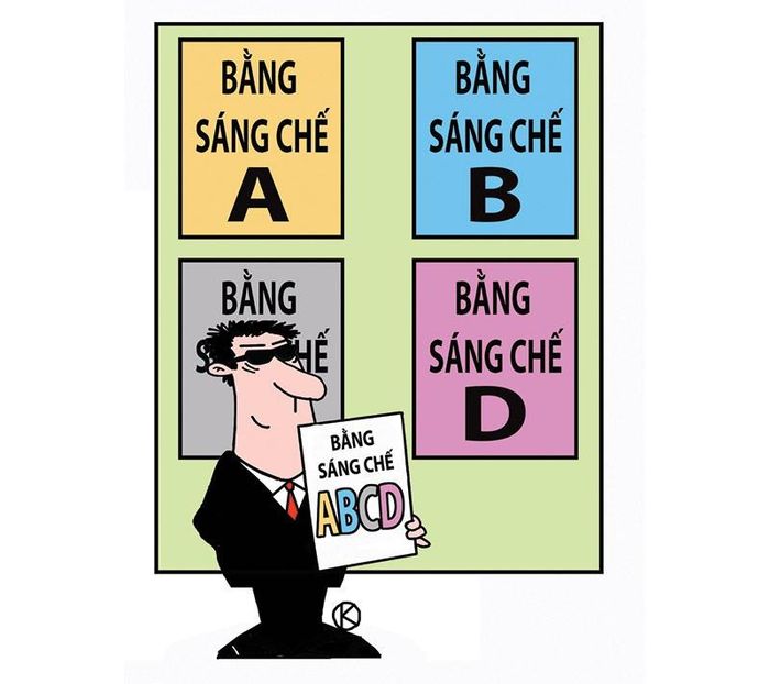 Hình ảnh minh họa về việc được cấp bằng sáng chế. Nguồn: Internet.