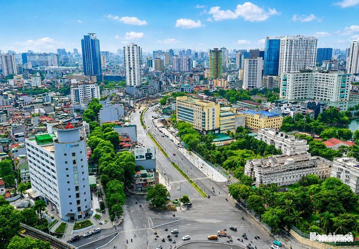 Toàn cảnh tuyến đường Vành đai 1.