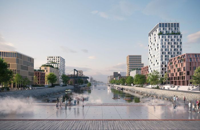 Một góc Cologne sau tái thiết. Ảnh: Trang thông tin thành phố Cologne