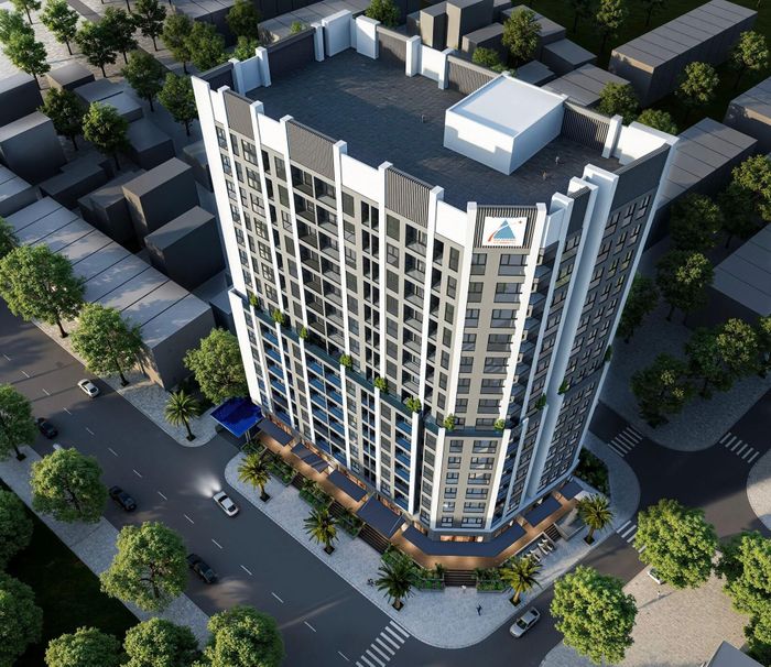 Phối cảnh nhà ở xã hội Dược Thượng tại xã Sóc Sơn.