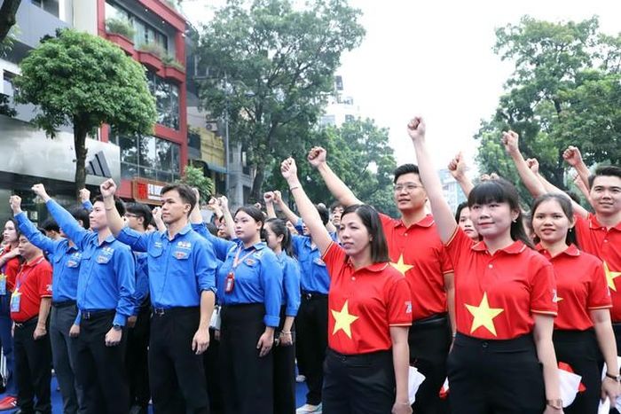 Hơn 7,9 triệu lượt hội viên, thanh niên tham gia các hoạt động về nguồn trong Hành trình “Tôi yêu Tổ quốc tôi” năm 2026. Ảnh: Đăng Hải