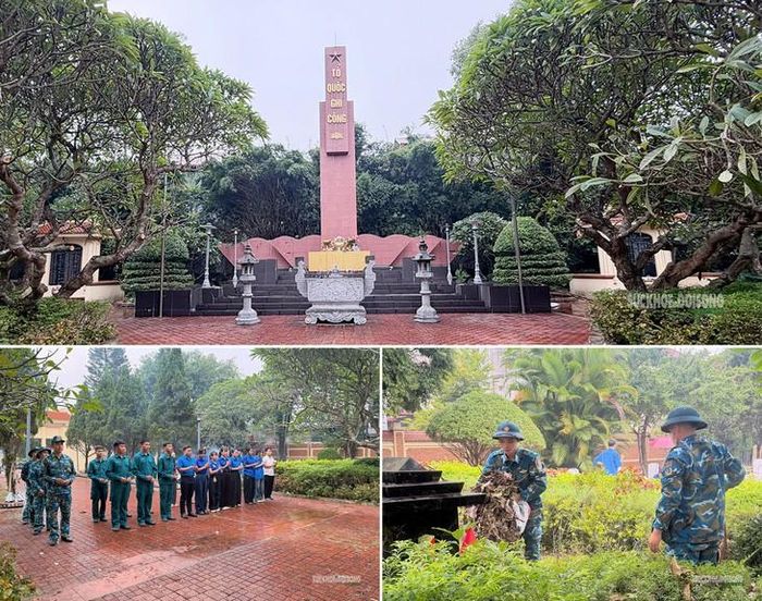 Nghĩa trang Phú Cường 1 được chỉnh trang, chuẩn bị đón hài cốt liệt sĩ. Ảnh: Q. Lương