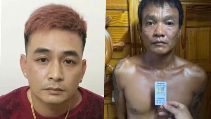 Bị can Nguyễn Văn Sáng và Phạm Văn Đa