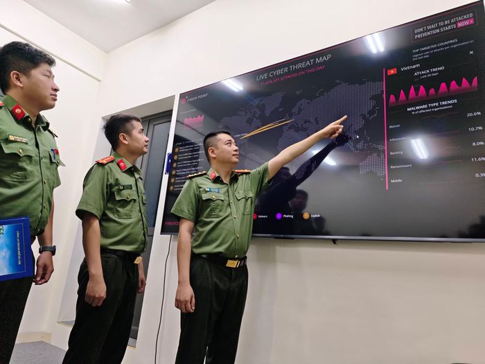 Lực lượng Công an chủ động phòng ngừa, tấn công, trấn áp tội phạm trên không gian mạng