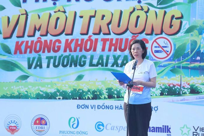 Bà Nguyễn Thị Minh Hương, Phó Chủ tịch Hội LHPN Việt Nam phát biểu tại sự kiện. Ảnh: Hồng Tâm