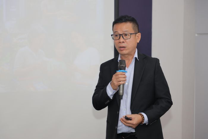 Ông Đinh Công Trí, Giám đốc Chiến lược kinh doanh cấp cao TT Group, chia sẻ tại sự kiện. Ảnh: BTC.