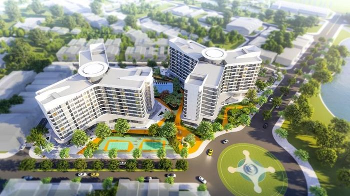 Dự án Nhà ở xã hội HUD - Phú Mỹ, Khu đô thị HUD - Phú Mỹ, nằm trên địa bàn phường Cẩm Thành và xã An Phú, tỉnh Quảng Ngãi. Ảnh: Tổng Công ty HUD