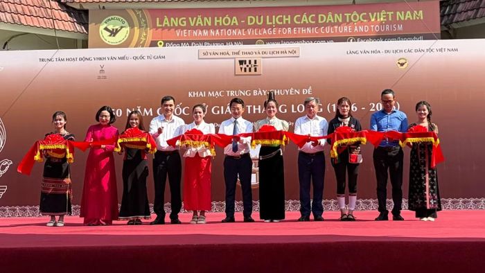 Lễ khai mạc trưng bày chuyên đề “950 năm Quốc Tử Giám Thăng Long (1076-2026)”. (Ảnh: BTC)