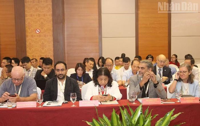 Hội thảo còn có sự tham gia của các cơ quan chuyên môn và các tổ chức quốc tế. (Ảnh: QUỐC TUẤN)