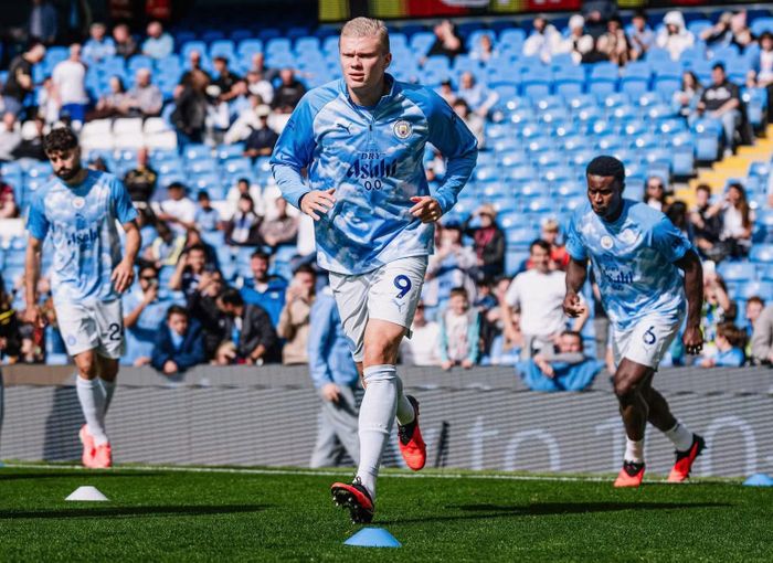  Erling Haaland đang có phong độ rất cao trong màu áo Man City. (Ảnh: MCFC) 