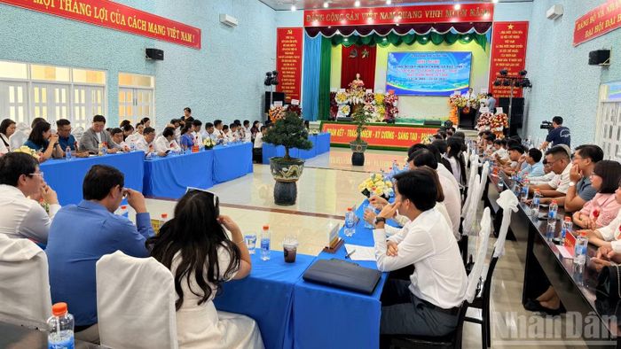 Nhiều doanh nghiệp tham gia hội nghị. (Ảnh: THANH HẢI)