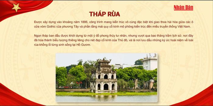 Hồ Gươm (hồ Hoàn Kiếm) là trái tim thơ mộng và biểu tượng lịch sử, văn hóa nghìn năm của Thủ đô Hà Nội.