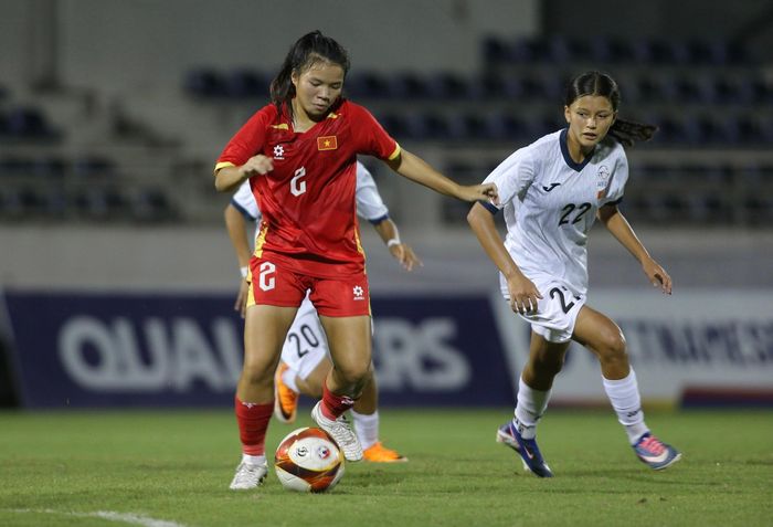 U17 nữ Việt Nam có hành trình tại vòng loại U17 nữ châu Á 2027 đầy thuyết phục. ẢNH: DŨNG PHƯƠNG 