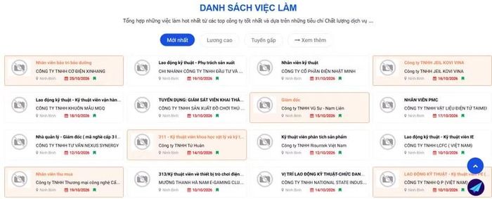 Số hóa thông tin việc làm giúp các cơ sở giáo dục nghề nghiệp nắm bắt nhu cầu tuyển dụng.