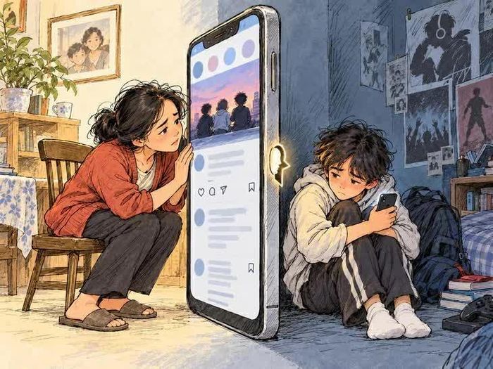 Khi mái nhà với những đứa con không còn là nơi bình yên, những đứa trẻ như mất điểm tựa. (Nguồn: Tuổi trẻ)