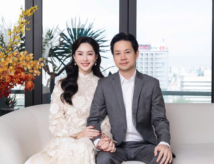 Hình ảnh đời thường của đôi vợ chồng. 