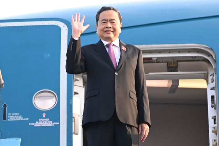 Chủ tịch Quốc hội Trần Thanh Mẫn lên đường thăm chính thức Trung Quốc. Ảnh: Media QH