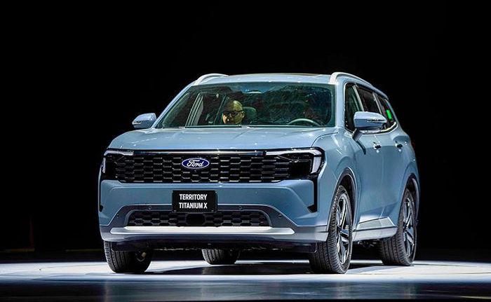 Ford Territory quay trở lại top 10 với vị trí thứ 5 sau một tháng vắng bóng. Ảnh: Ford Hà Thành